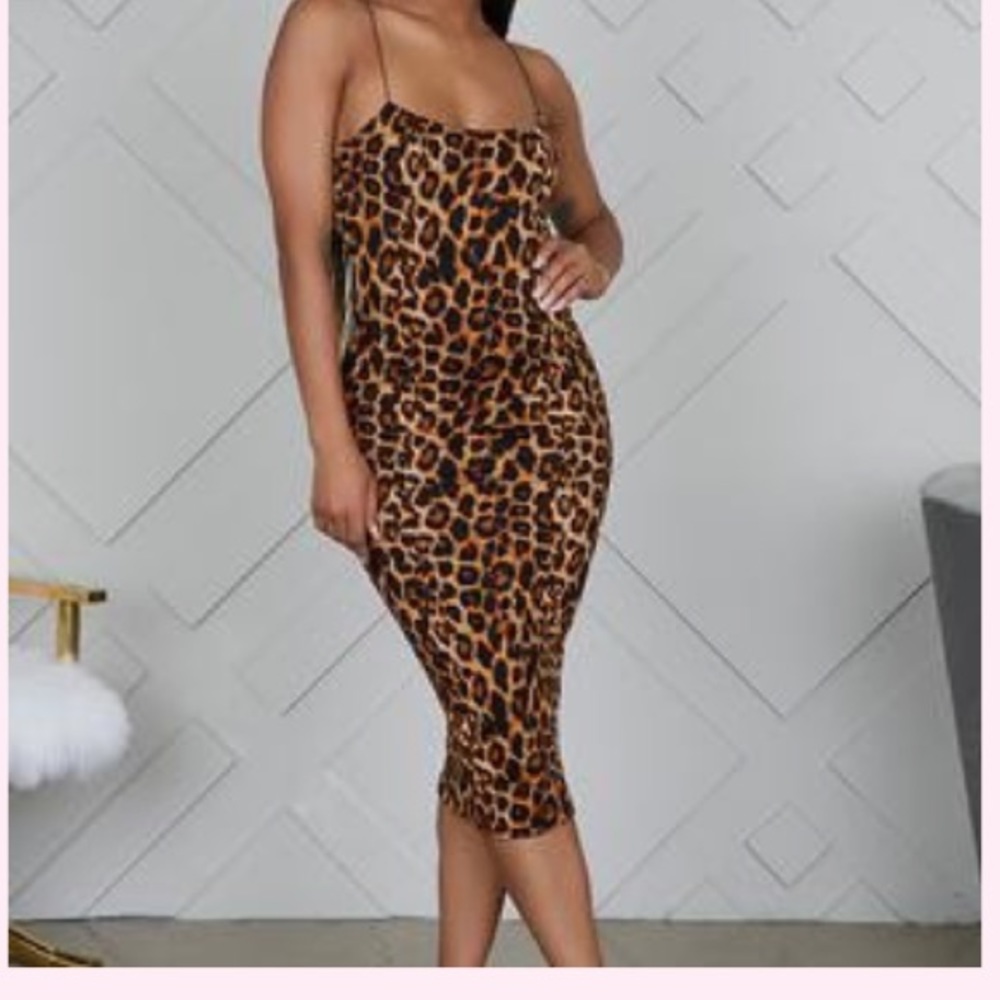 Leopard Midi dress
